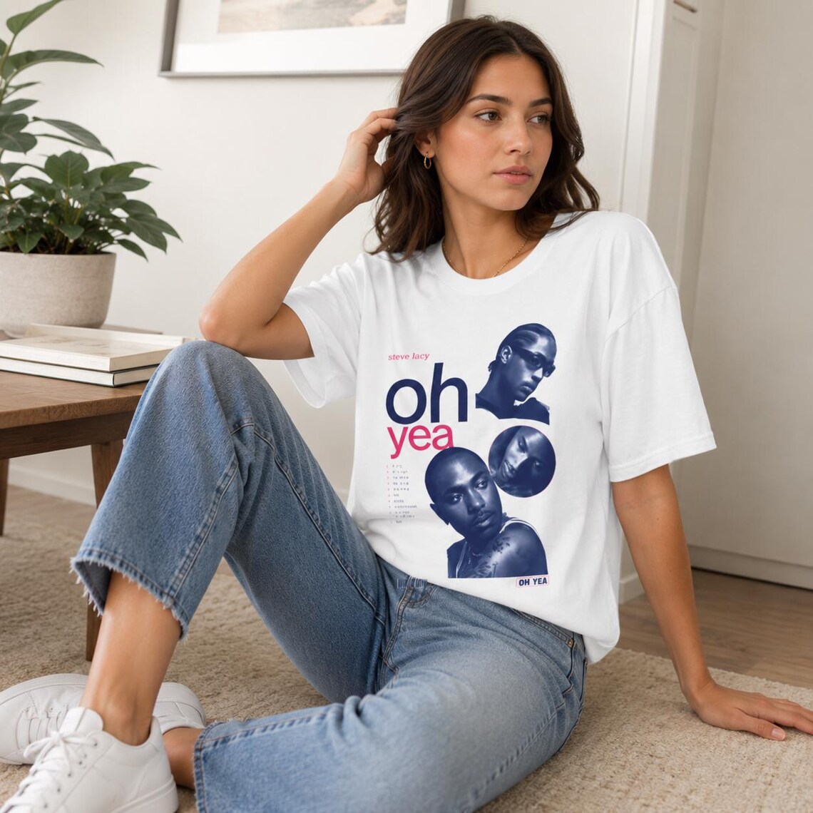 Steve Lacy Oh Yeah TShirt, Steve Lacy Shirt, Oh Yea Tee, Steve Lacy Graphic T-Shirt, R&B Merch, Alt Pop Fan Gift