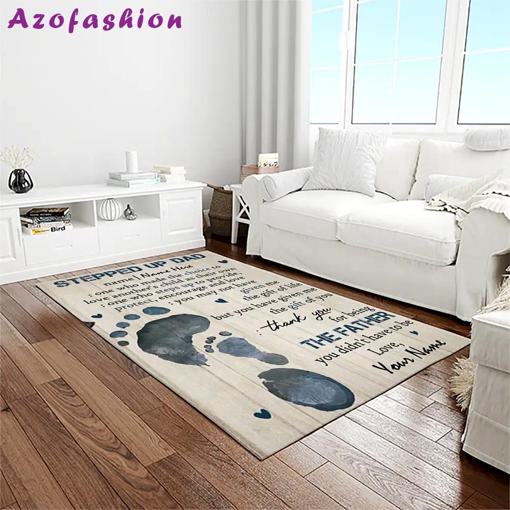 A letter to father, thanks gift to the best dad ever quote area rug meaningful gift for father’s day 11 Rectangle Rug