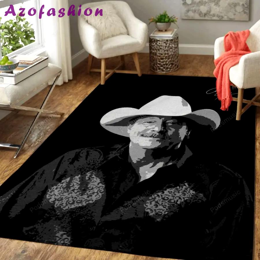 Alan jackson living room rug home decor room carpet custom area Rectangle Rug