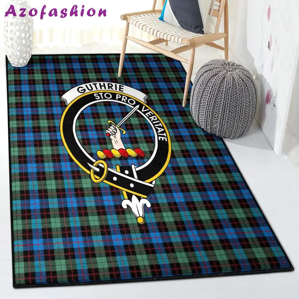 Ancient large living room rugs, guthrie ancient tartan clan badge rug Rectangle Rug
