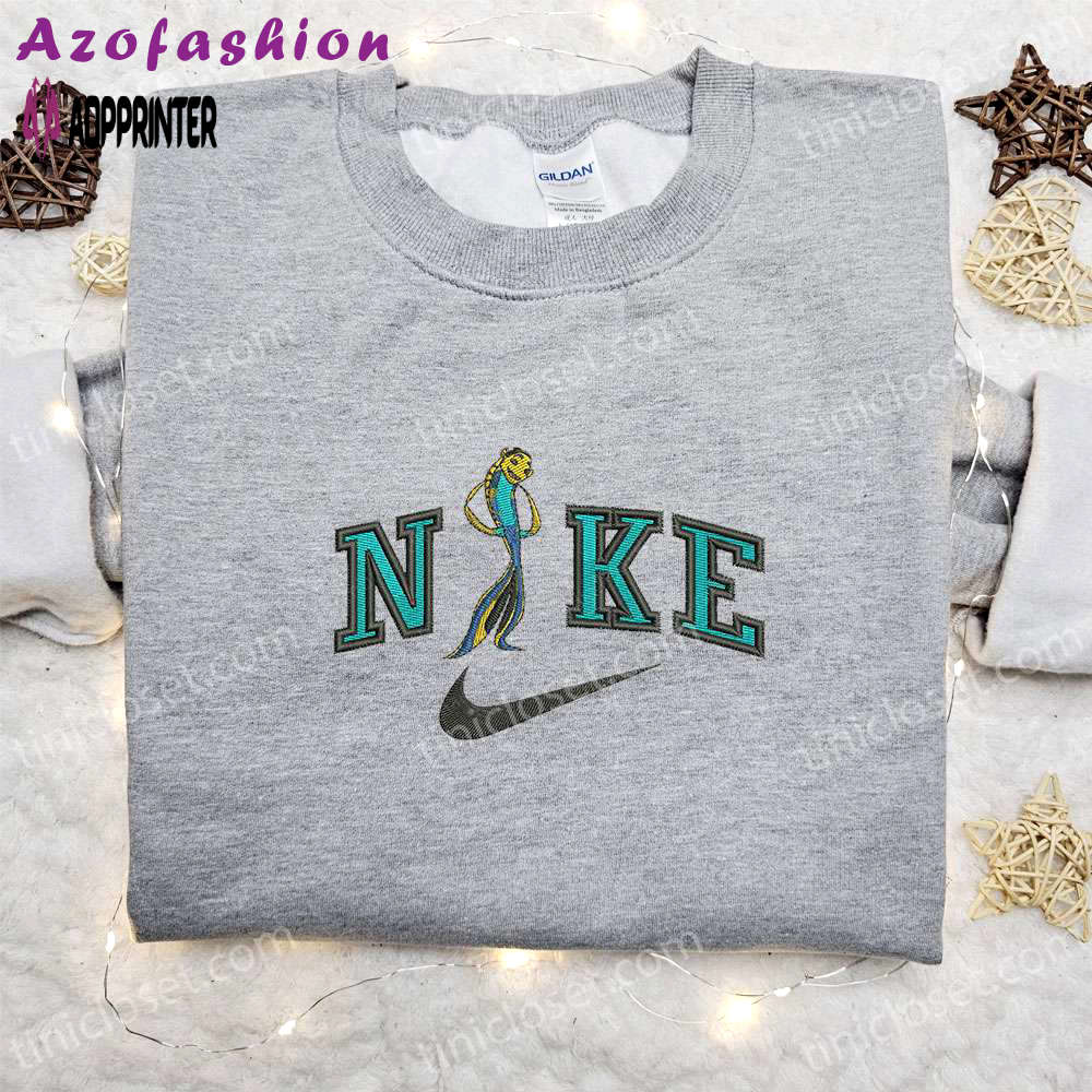 Angie x nike cartoon embroidered hoodie disney characters sweatshirt custom design Embroidered Shirt