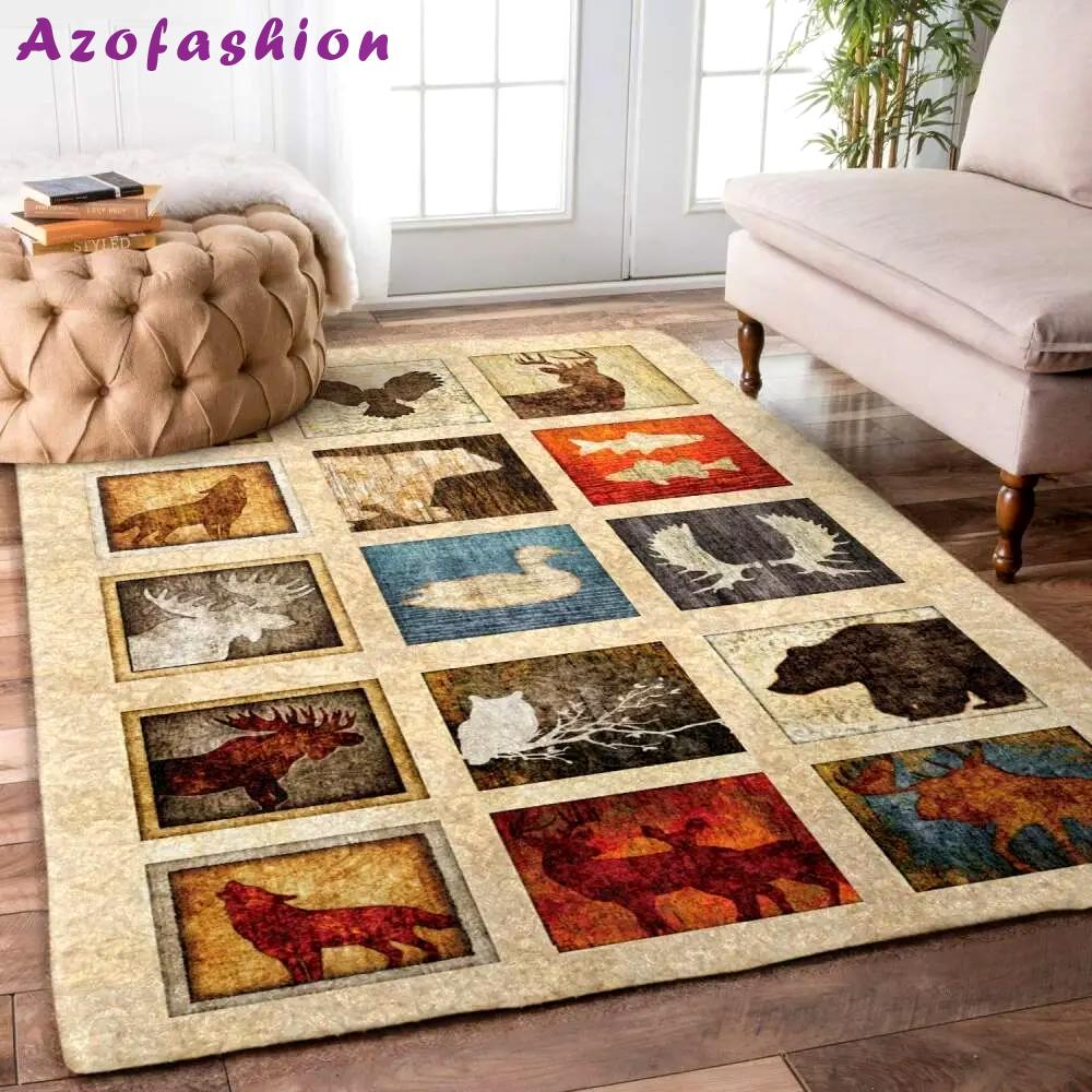 Animal rug rb7a8e7e1894 area rug living room carpet rug regtangle carpet floor decor home decor Rectangle Rug