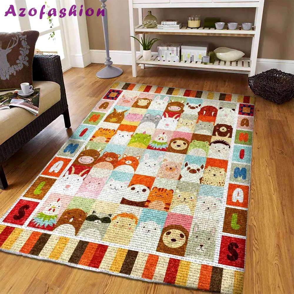 Animal rug rcdd81f24117 area rug living room carpet rug regtangle carpet floor decor home decor Rectangle Rug