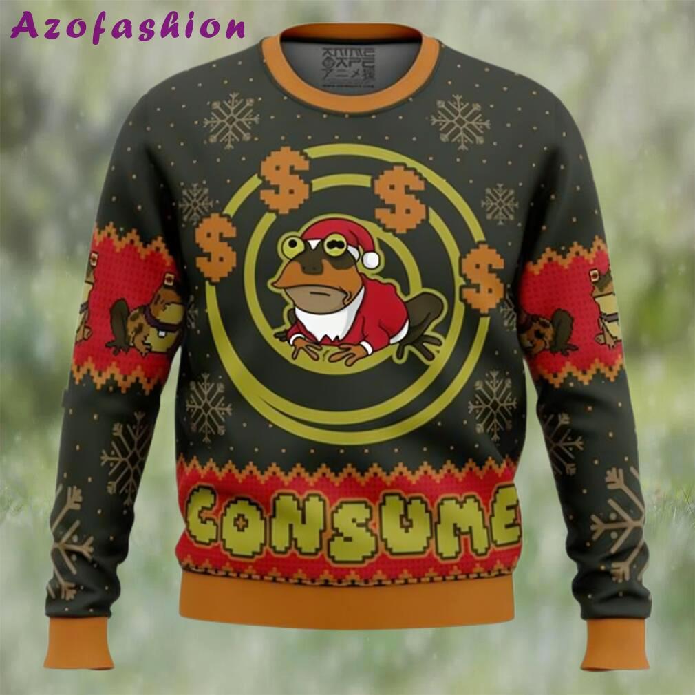 Anime sweater consume futurama ugly christmas sweater Christmas Ugly Sweater