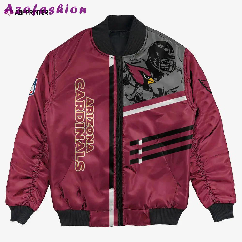 Arizona cardinals bomber jacket 3d printed personalized football for fan Bomber Jacket