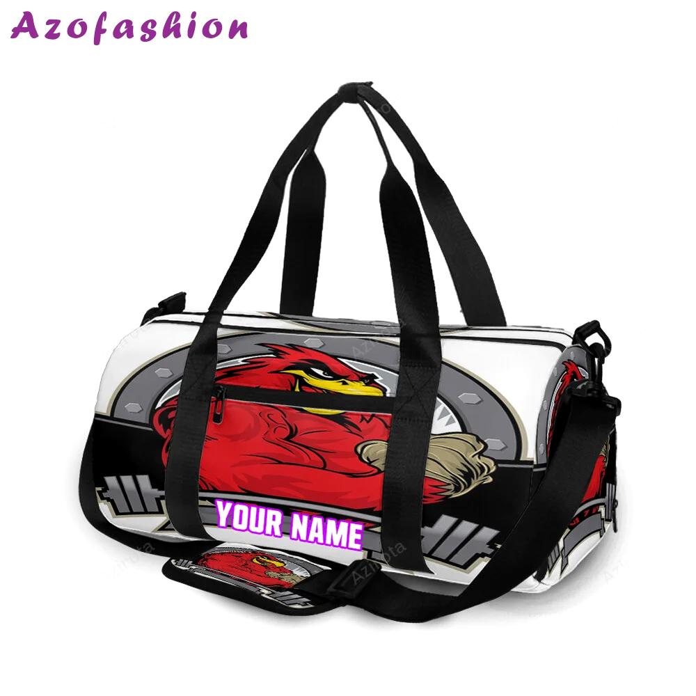 Arizona cardinals iron cardinals strong personalized name travel bag gym bag 1204 Travel Bag