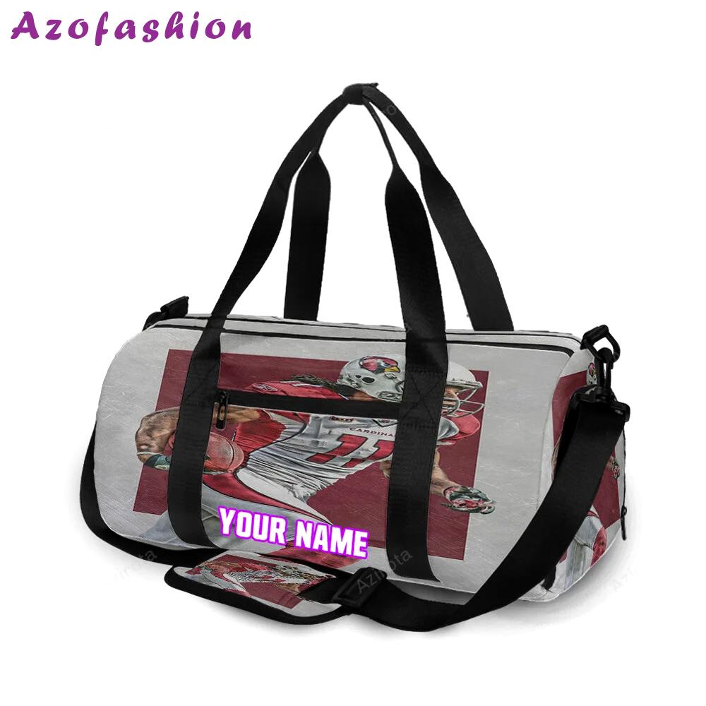 Arizona cardinals larry fitzgerald 11 personalized name travel bag gym bag 2059 Travel Bag