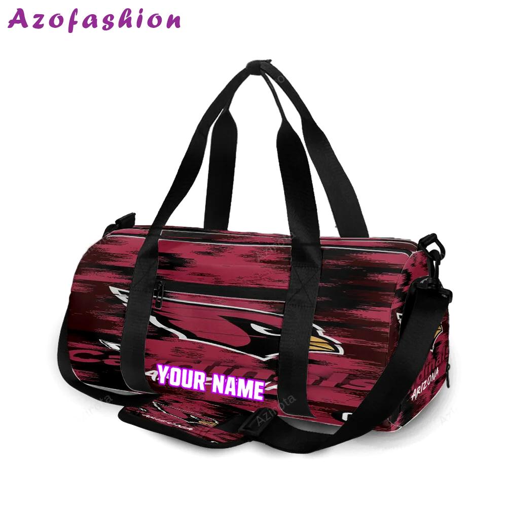 Arizona cardinals logo personalized name travel bag gym bag 1782 Travel Bag