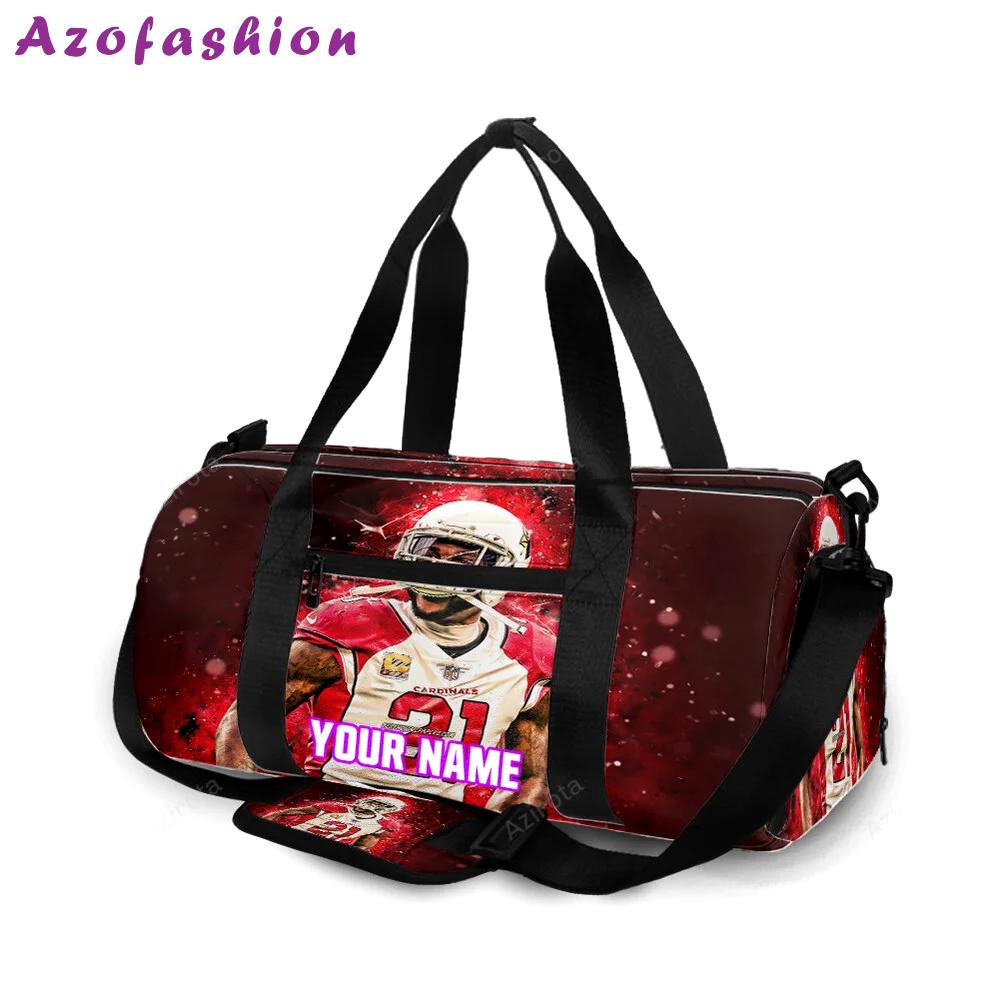 Arizona cardinals patrick peterson 21 personalized name travel bag gym bag 492 Travel Bag