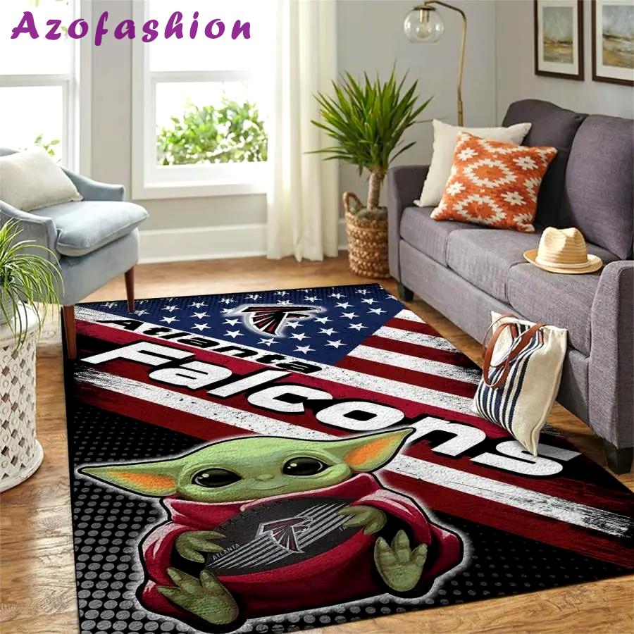Atlanta falcon area rug living room rug home decors living room carpet christmas gift floor decor rcdd81f33831 Rectangle Rug