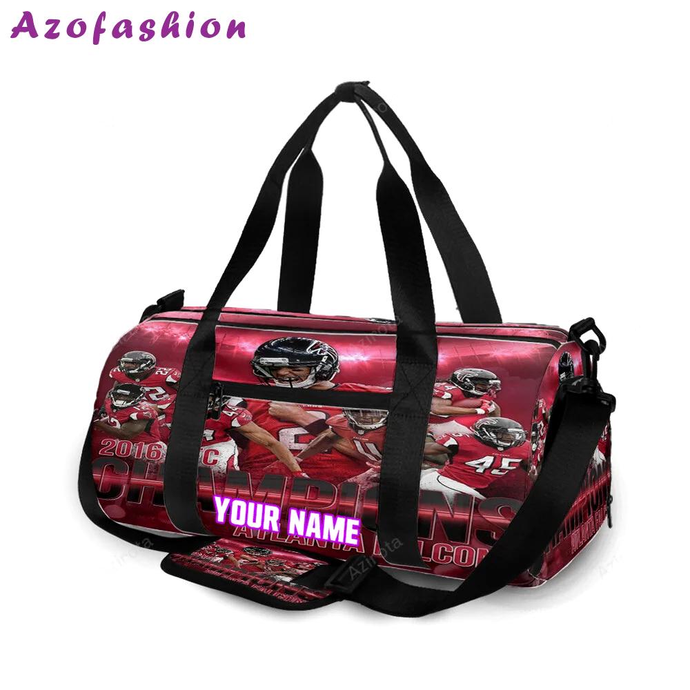 Atlanta falcons champions 2016 personalized name travel bag gym bag 151 Travel Bag