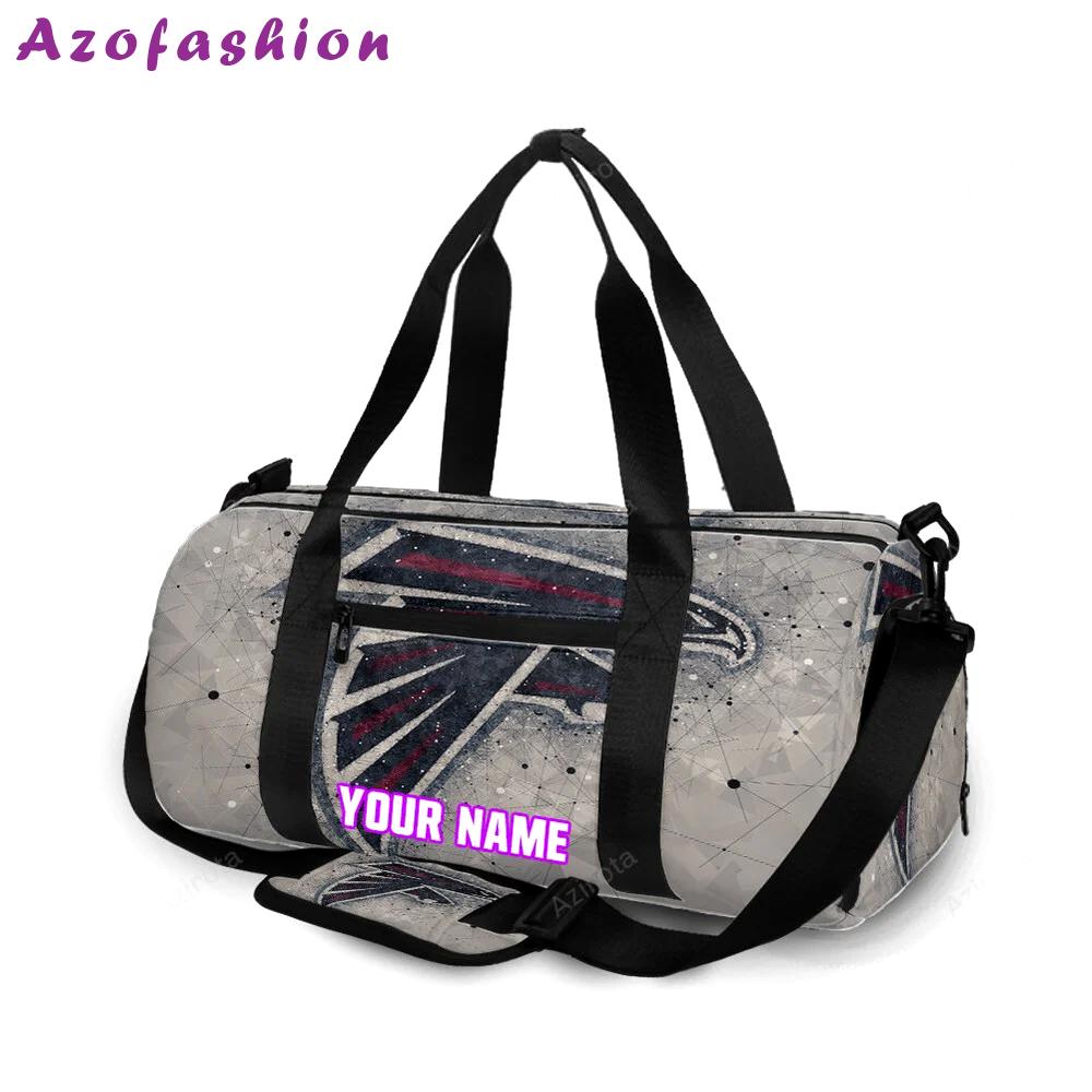 Atlanta falcons geometric personalized name travel bag gym bag 1687 Travel Bag