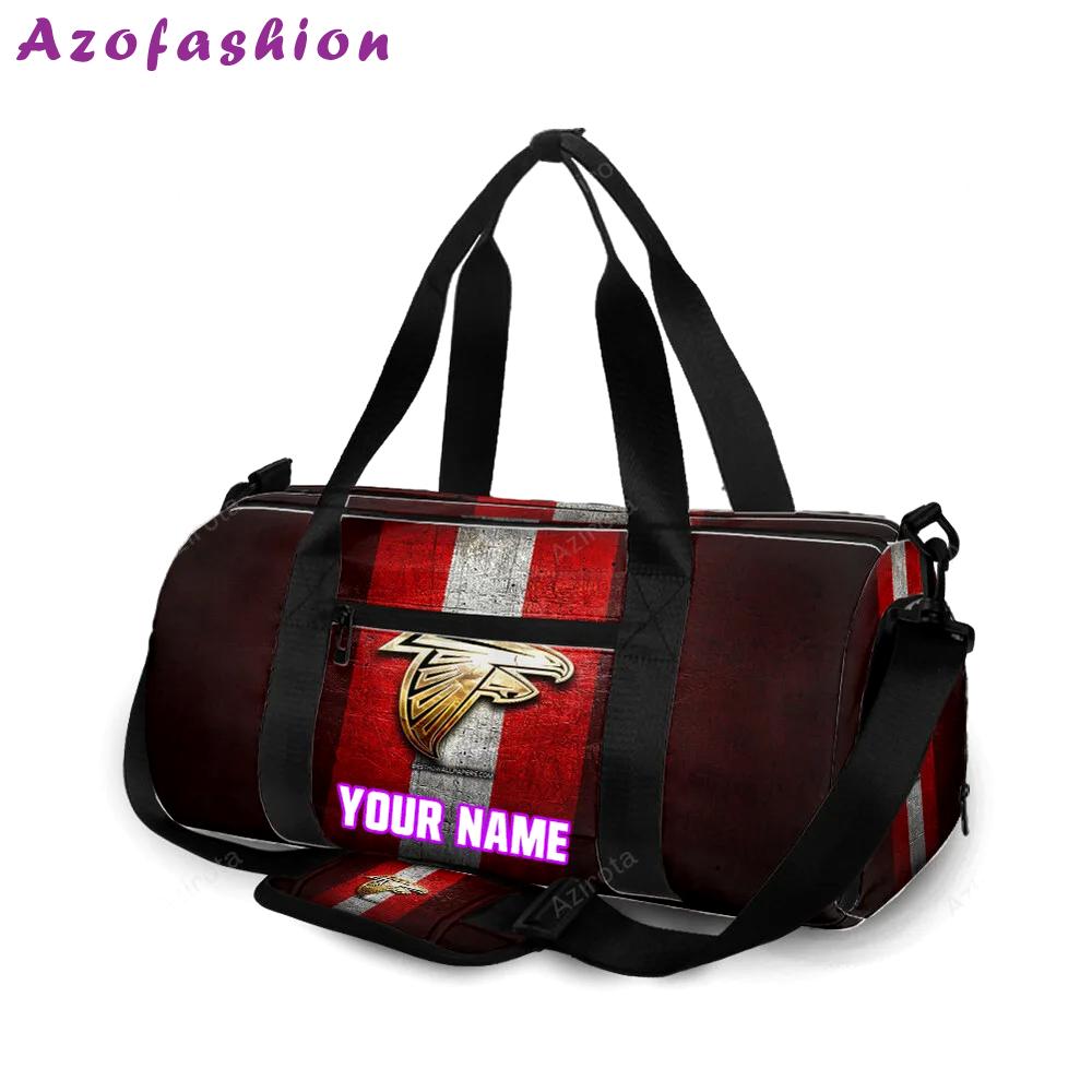 Atlanta falcons golden logo personalized name travel bag gym bag 1001 Travel Bag