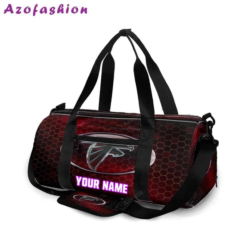 Atlanta falcons metal1 personalized name travel bag gym bag 205 Travel Bag