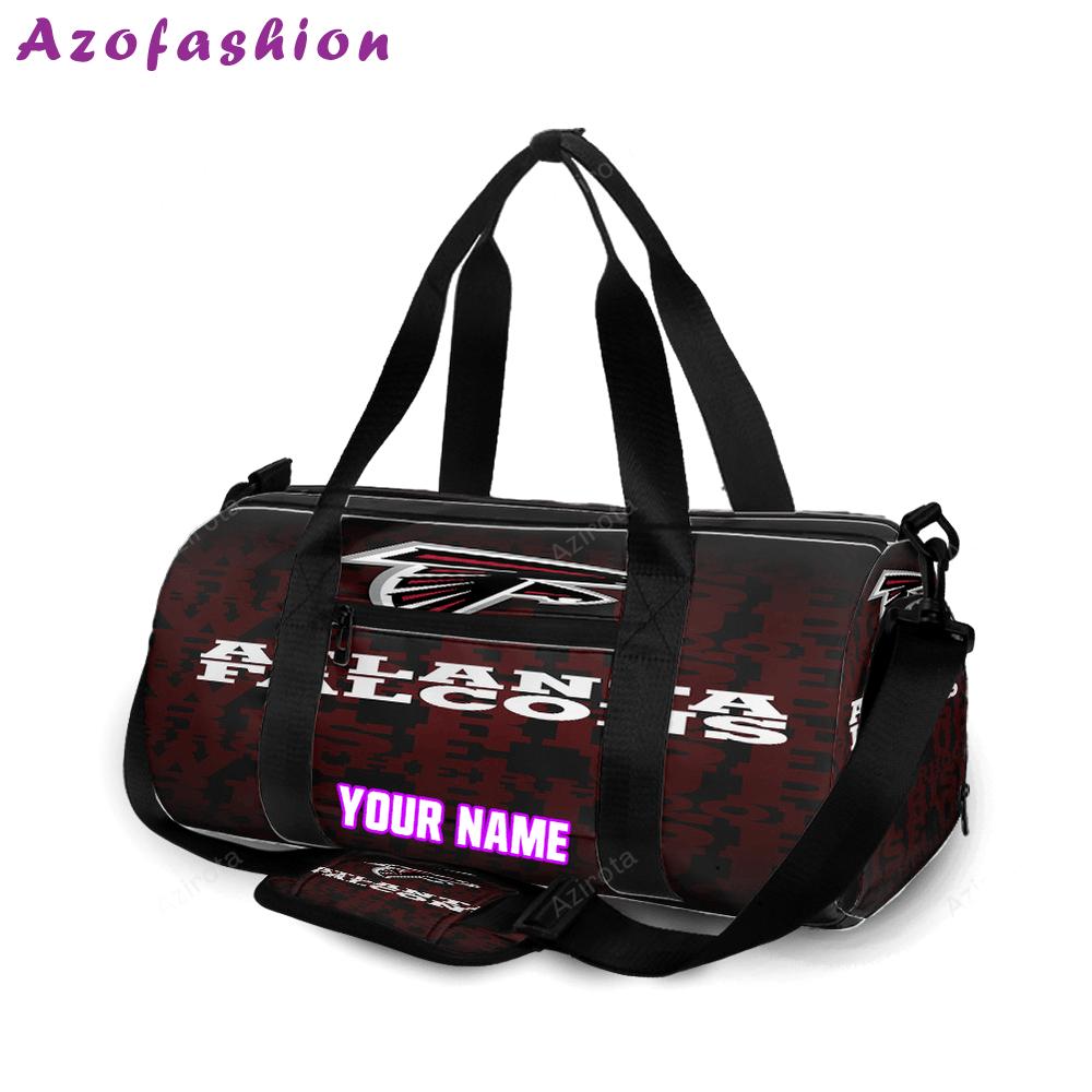 Atlanta falcons rise up seamless personalized name travel bag gym bag 1458 Travel Bag