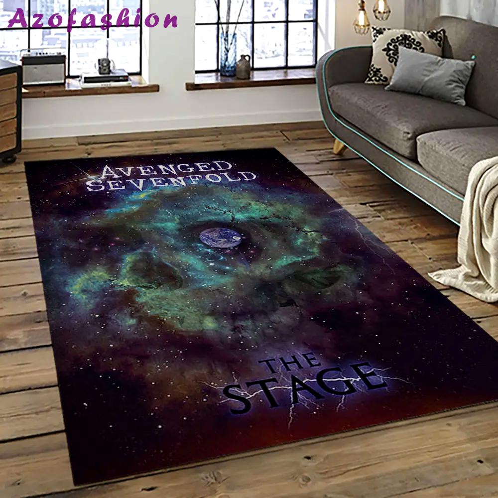 Avenged sevenfold heavy metal band music metalheads carpet area rug home decor best gift for friends as9 Rectangle Rug