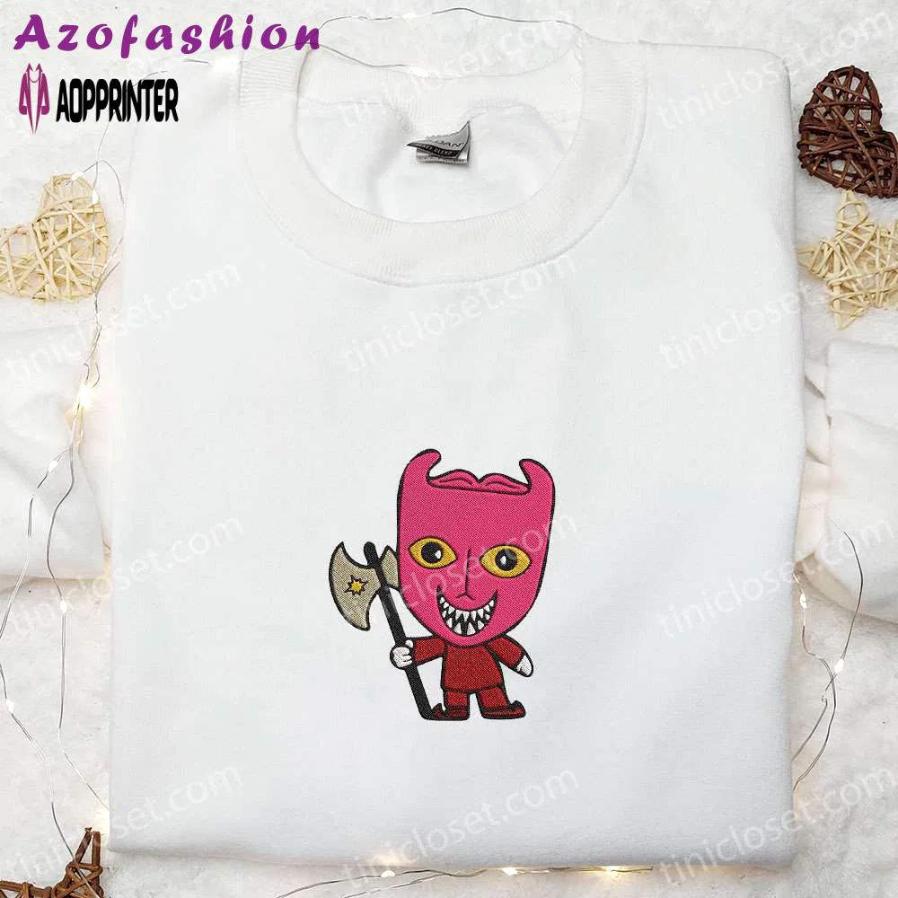 Baby lock embroidered sweatshirt – nightmare before christmas hoodie: best halloween gift ideas Embroidered Shirt