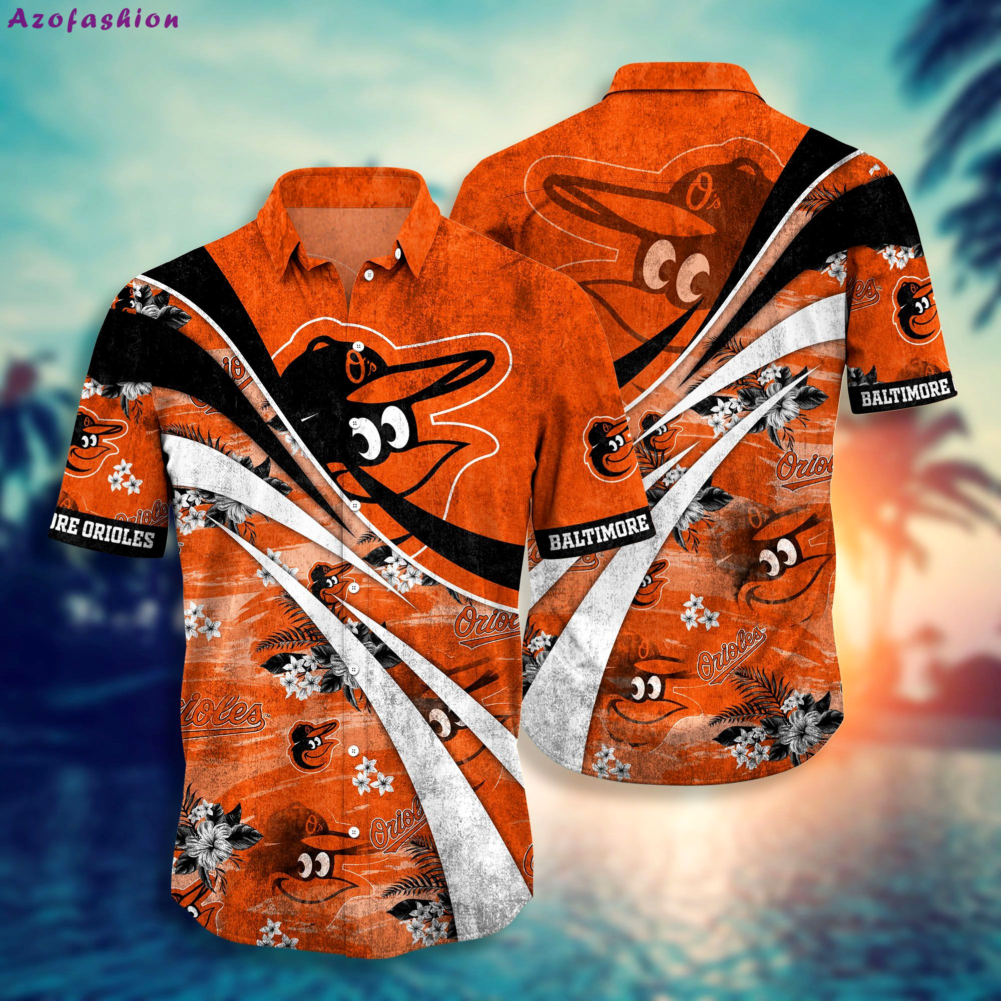 Baltimore orioles hawaii style shirt trending Hawaii Shirt Shorts & Flip Flops