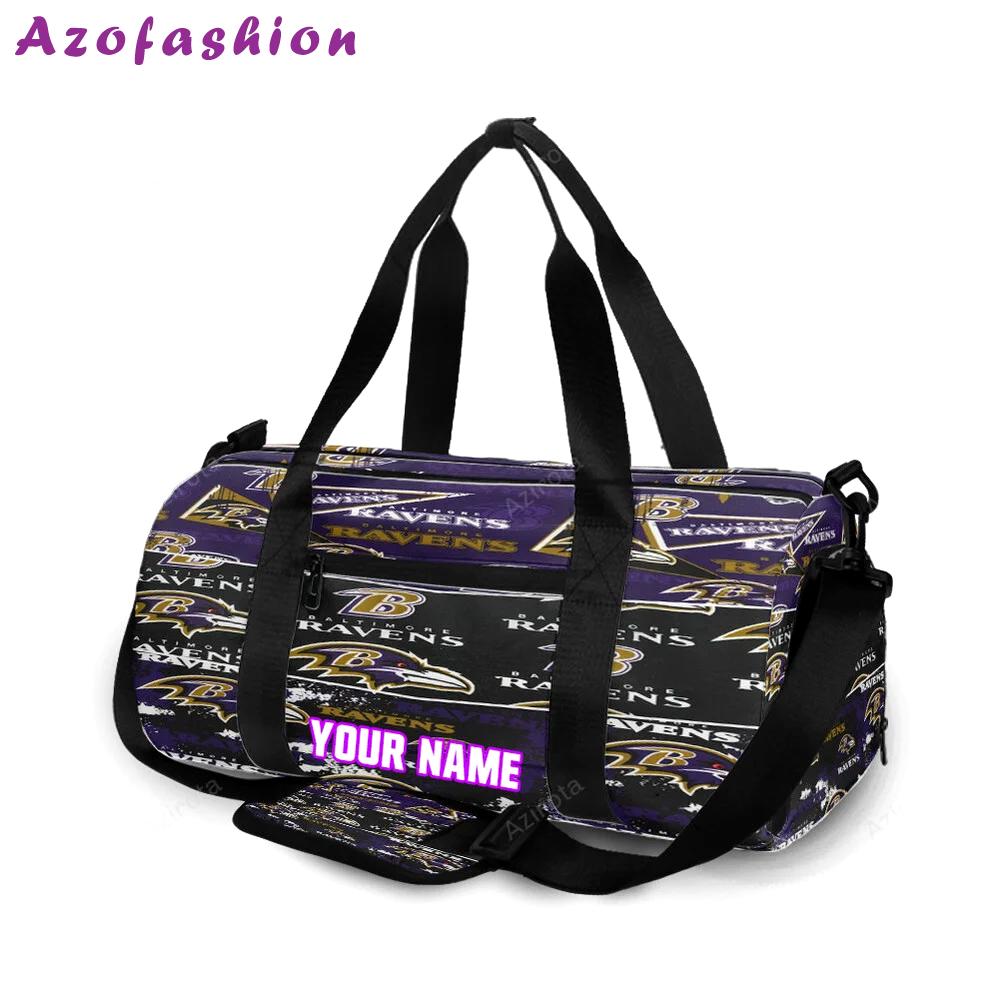Baltimore ravens logo14 personalized name travel bag gym bag 1011 Travel Bag