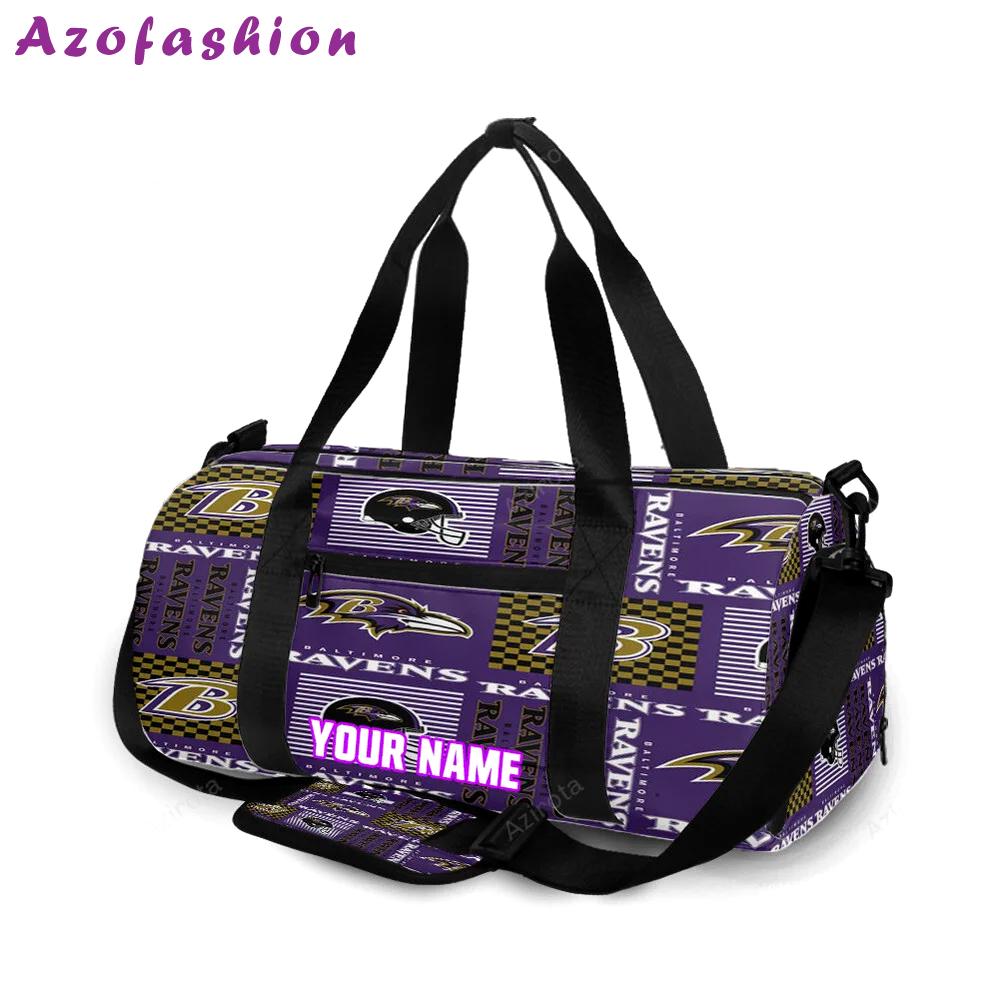 Baltimore ravens logo15 personalized name travel bag gym bag 1689 Travel Bag