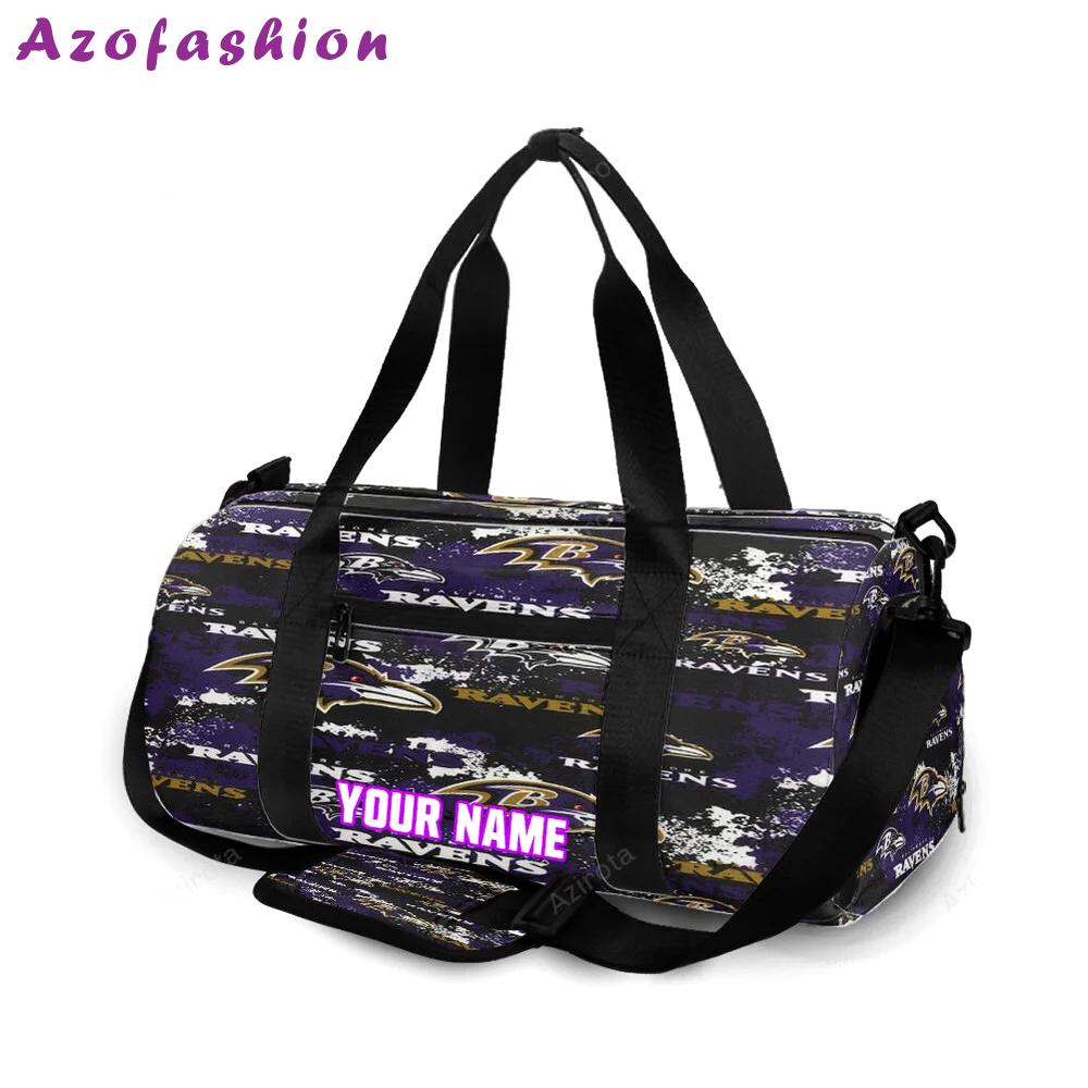 Baltimore ravens logo17 personalized name travel bag gym bag 1476 Travel Bag