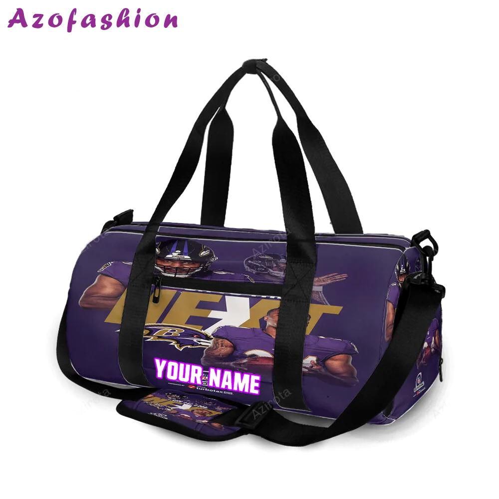 Baltimore ravens on to the next personalized name travel bag gym bag 1974 Travel Bag
