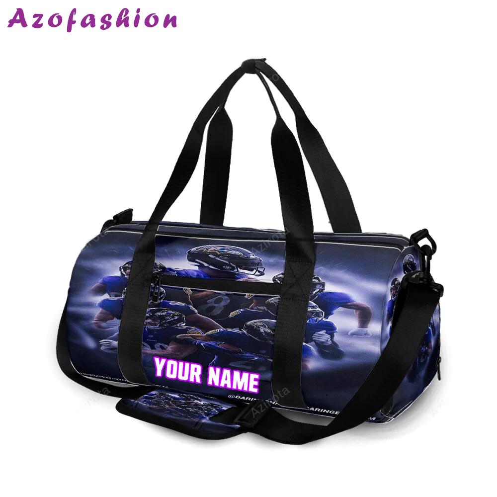 Baltimore ravens team13 personalized name travel bag gym bag 2071 Travel Bag