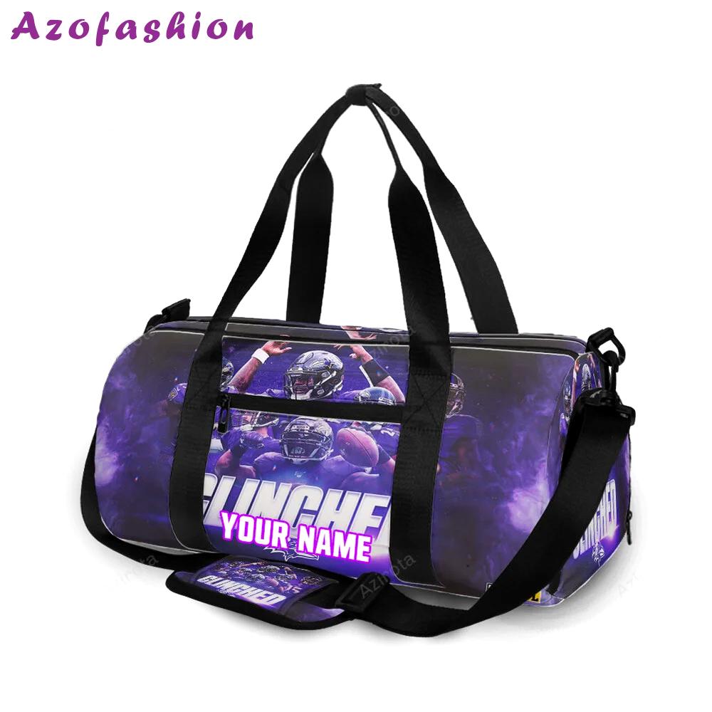 Baltimore ravens team18 personalized name travel bag gym bag 1263 Travel Bag
