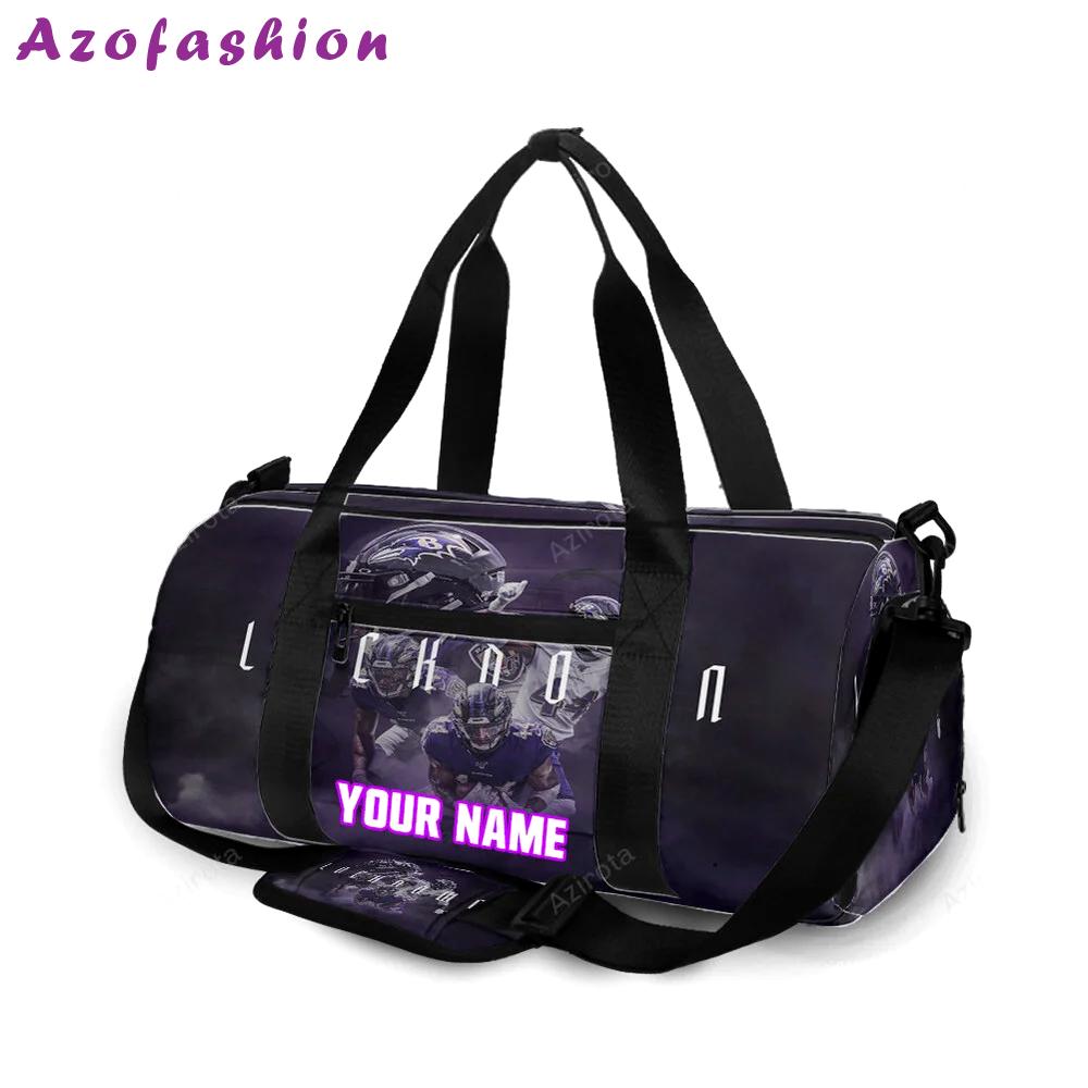 Baltimore ravens team21 personalized name travel bag gym bag 1755 Travel Bag