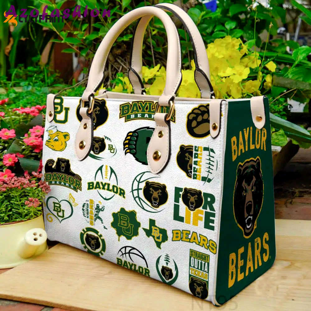 Baylor bears 1 leather handbag gift for women 380 Women Leather Hand Bag