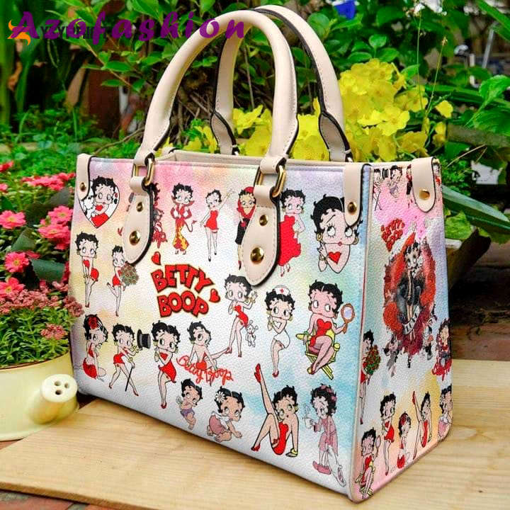 Betty boop leather handbag gift for women 4719 Women Leather Hand Bag