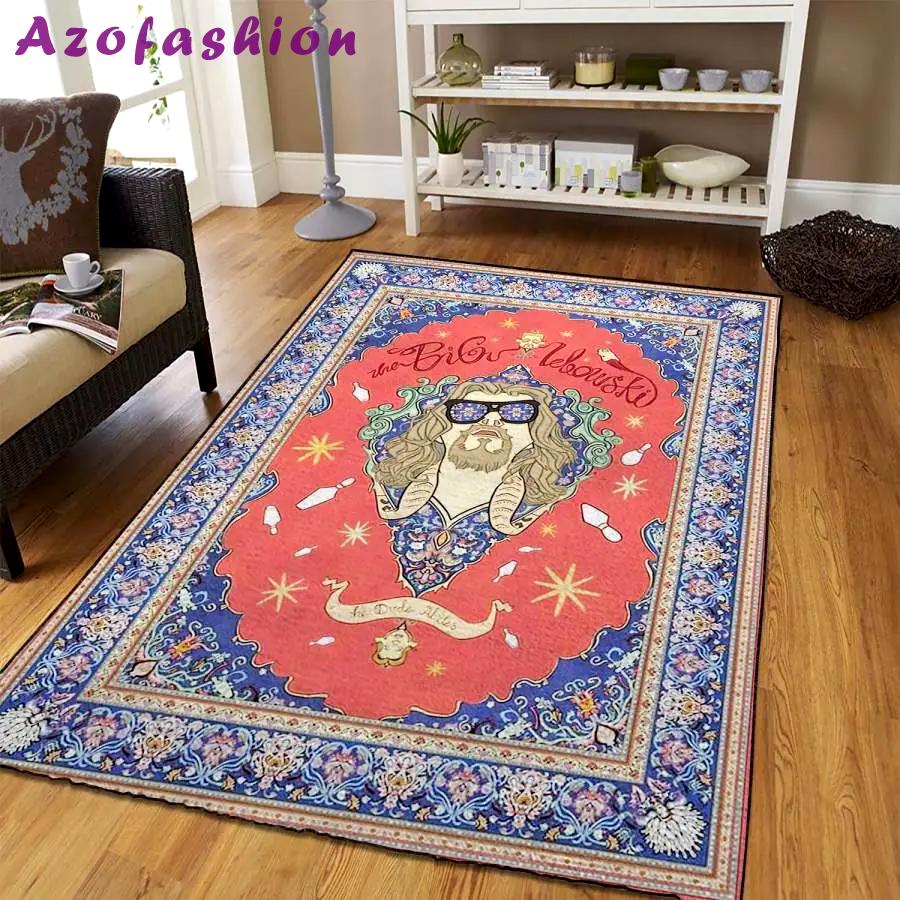 Big lebowski area rug living room rug home decor home decor bedroom living room decor Rectangle Rug