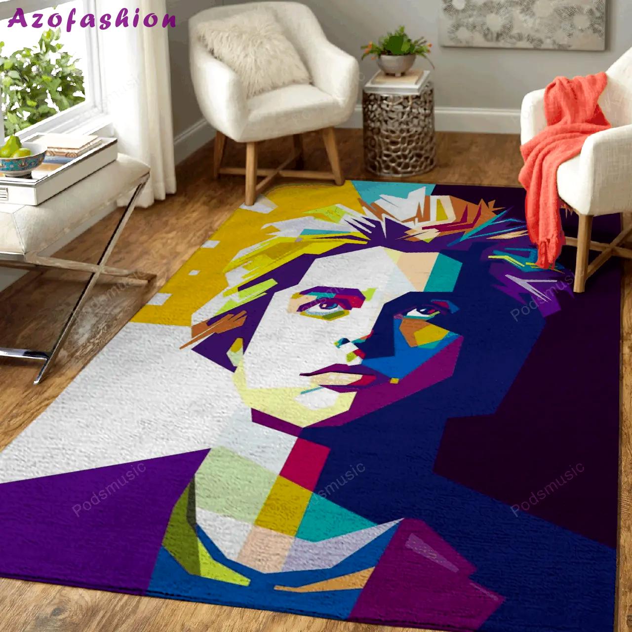 Billie joe pop art art for fans area rug living room carpet rug regtangle carpet floor decor home decor Rectangle Rug