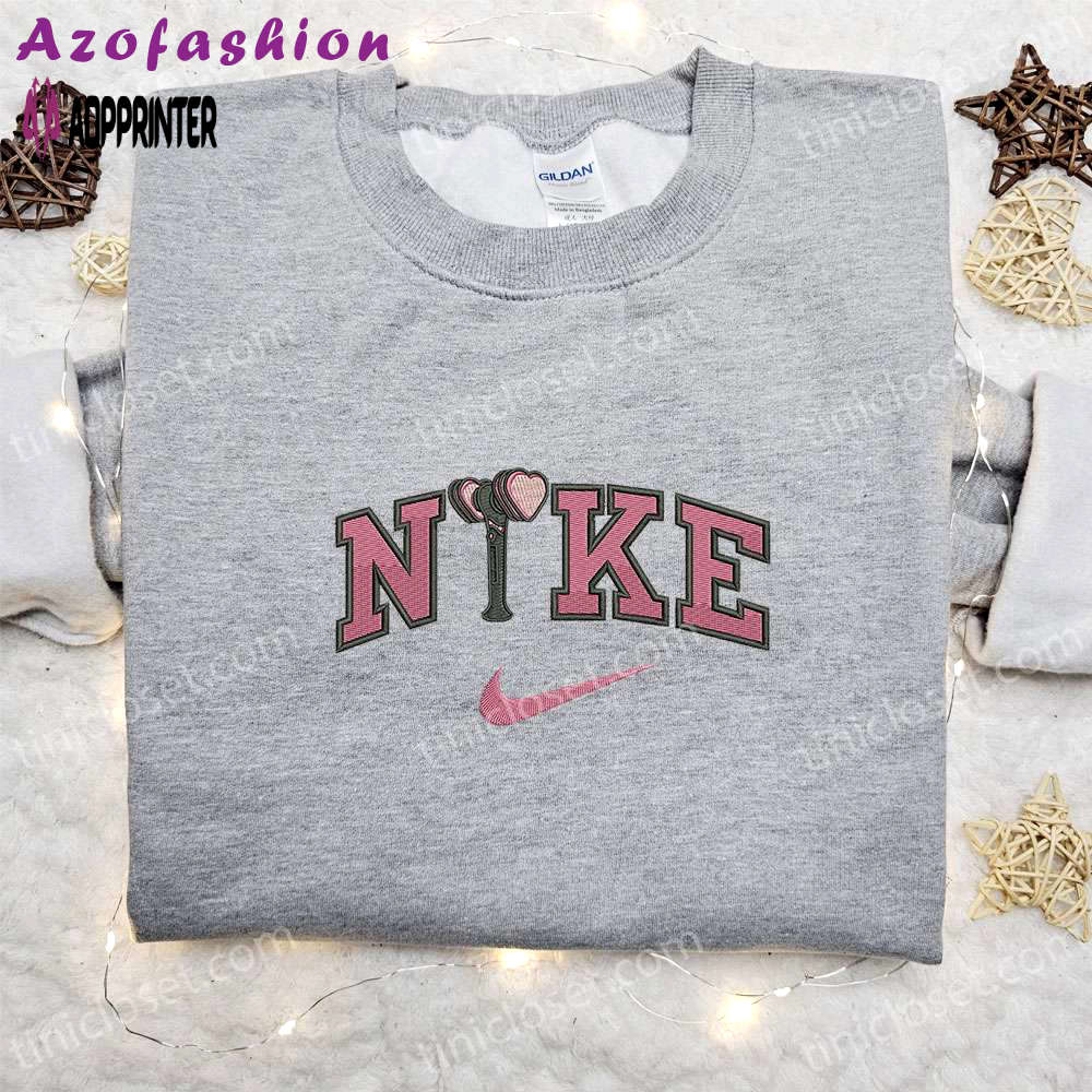 Blackpink love hammer x nike embroidered shirt: perfect gift for fans Embroidered Shirt