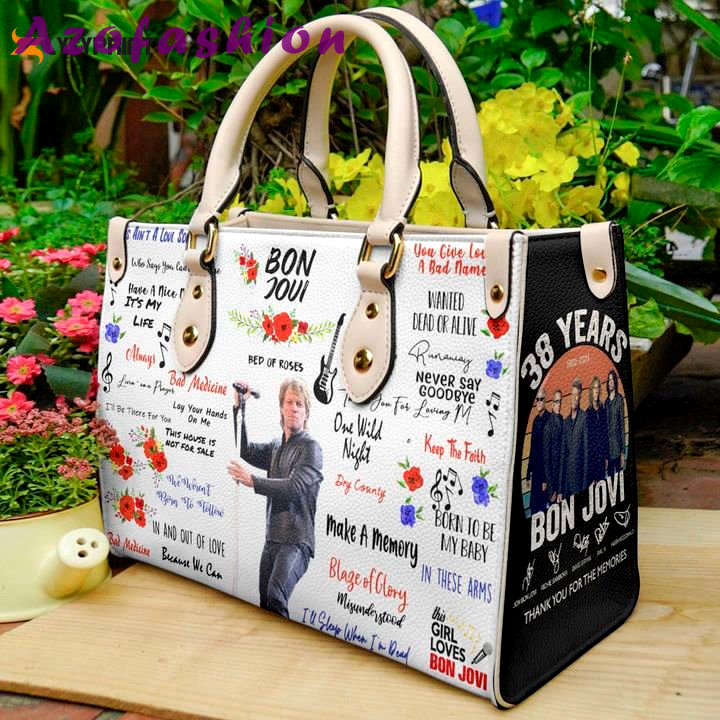 Bon jovi 6 leather bag for women gift 4027 Women Leather Hand Bag