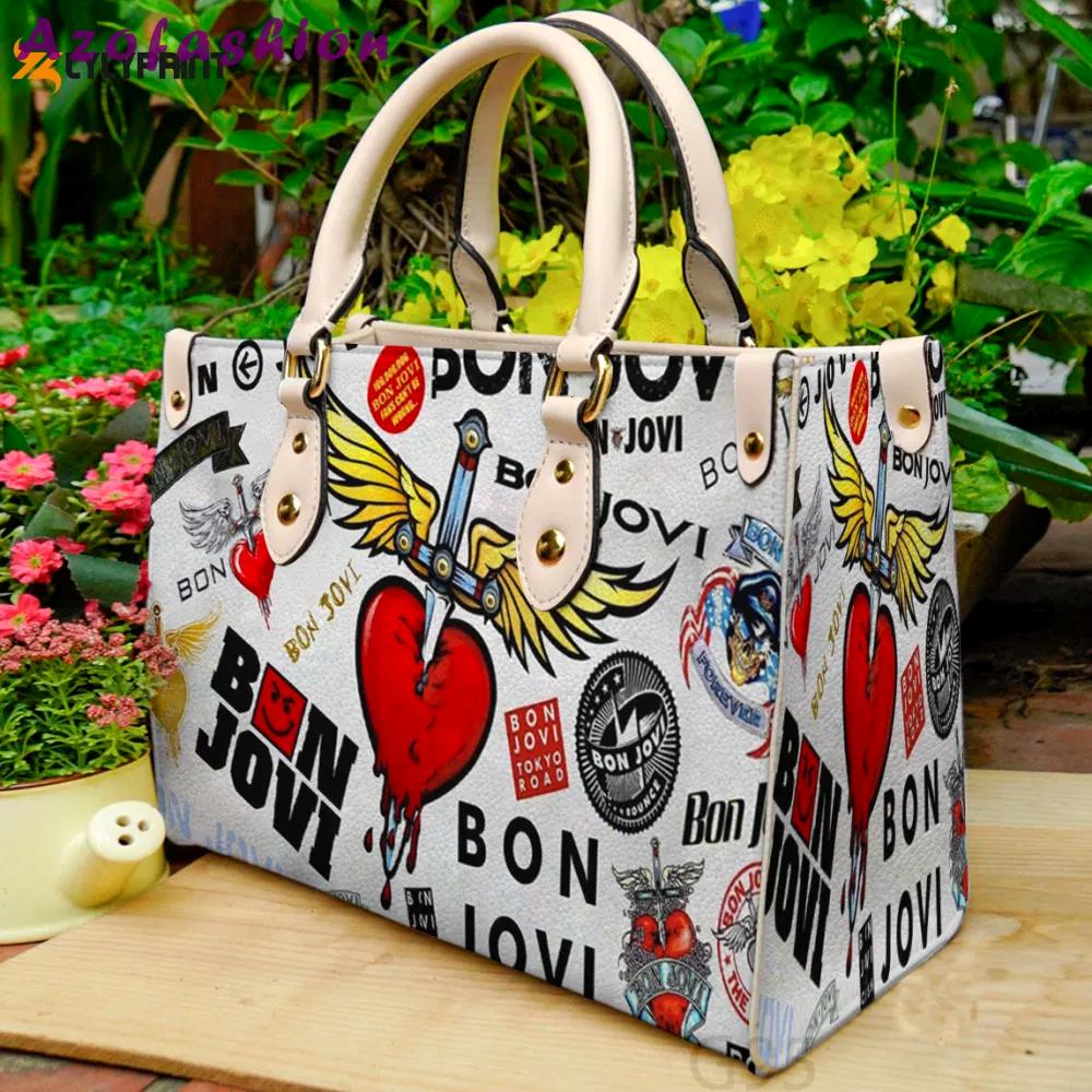 Bon jovi leather bag for women gift 4015 Women Leather Hand Bag