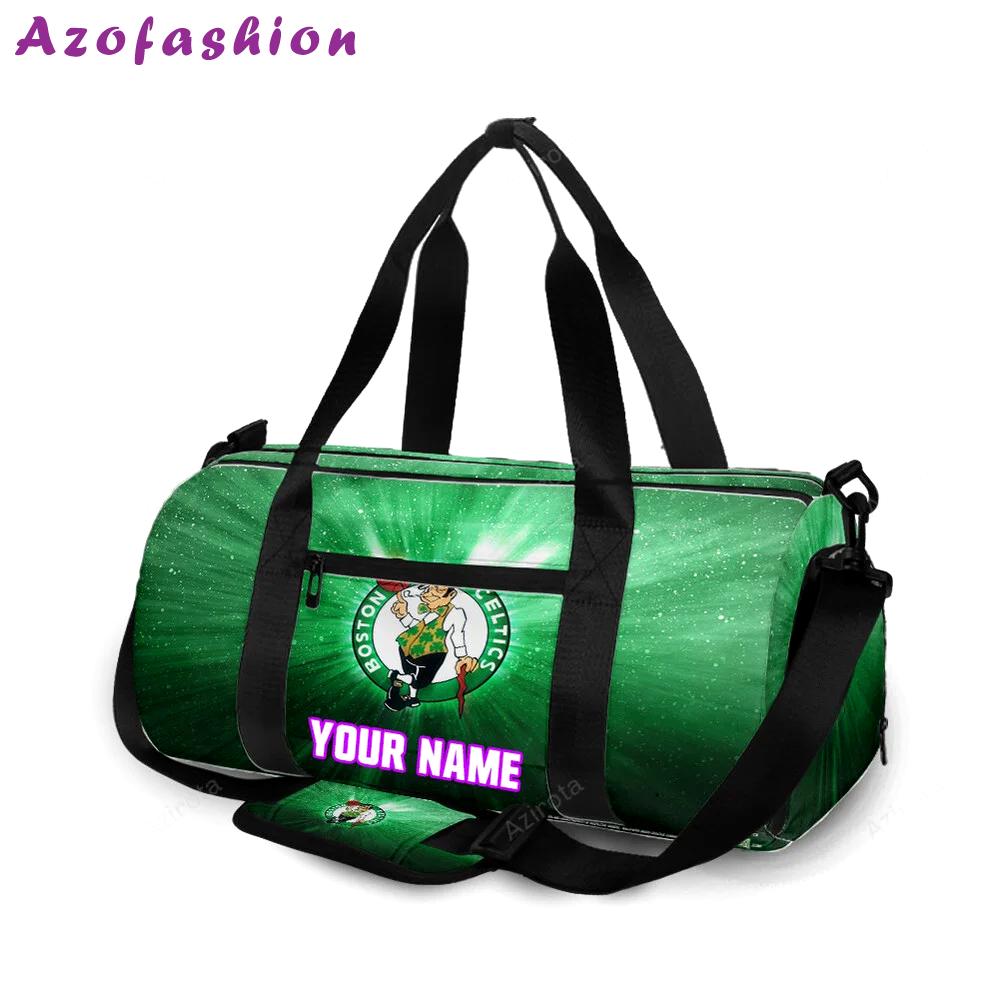 Boston celtics galaxy green personalized name travel bag gym bag 1938 Travel Bag