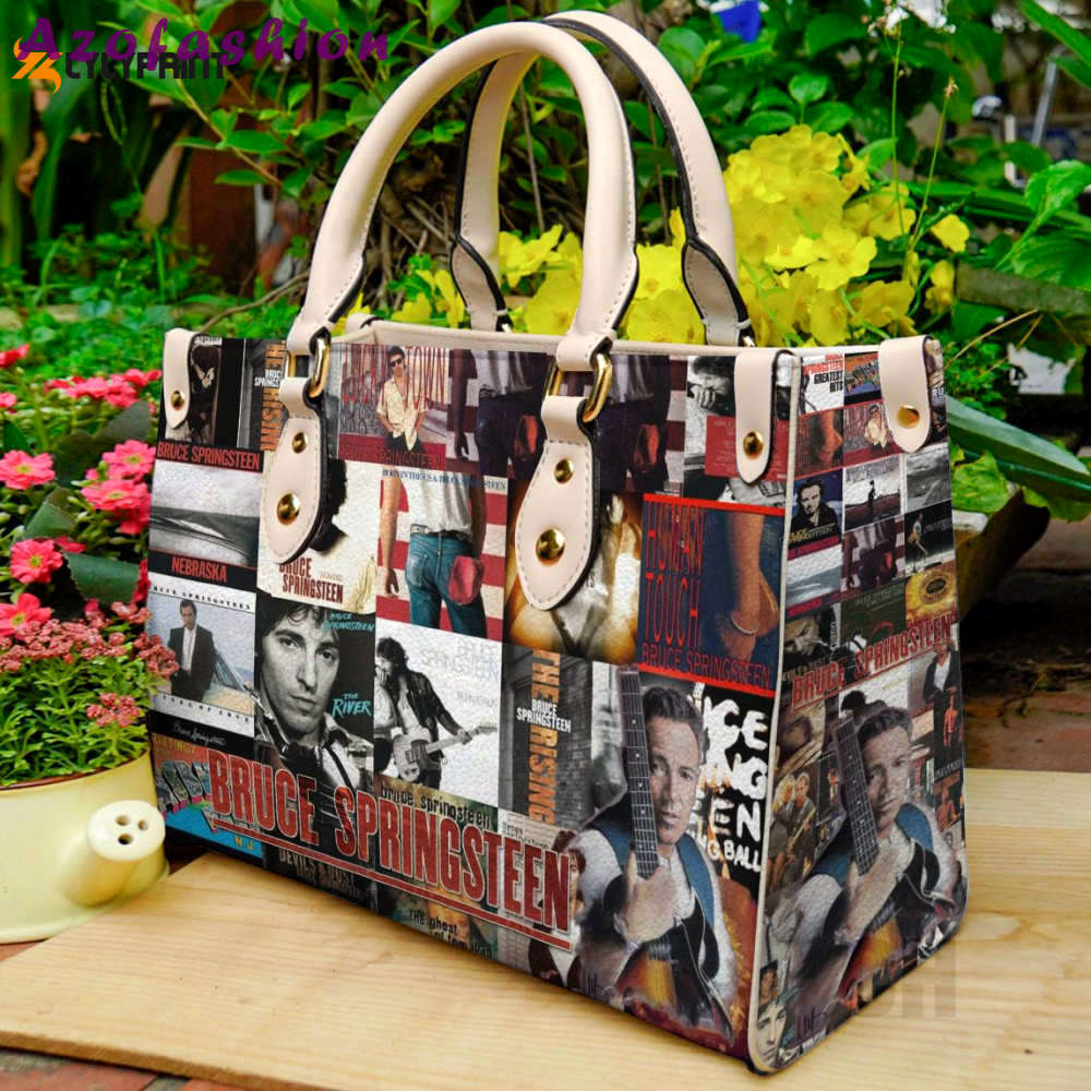 Bruce springsteen 1 leather handbag gift for women 4308 Women Leather Hand Bag