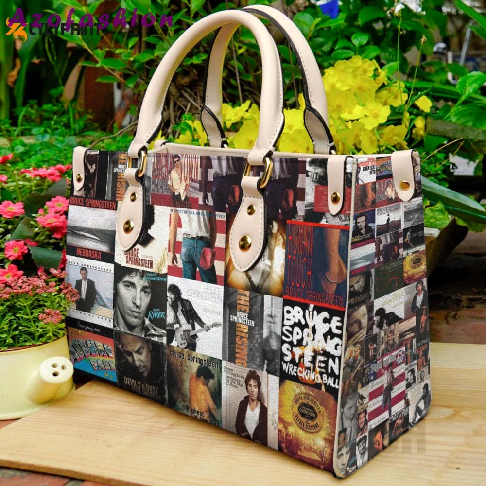 Bruce springsteen leather bag for women gift 1199 Women Leather Hand Bag