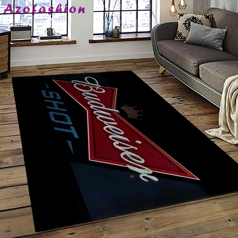 Budweiser american style beer retangle carpet area rug home decor gift best present for friends bw7 Rectangle Rug