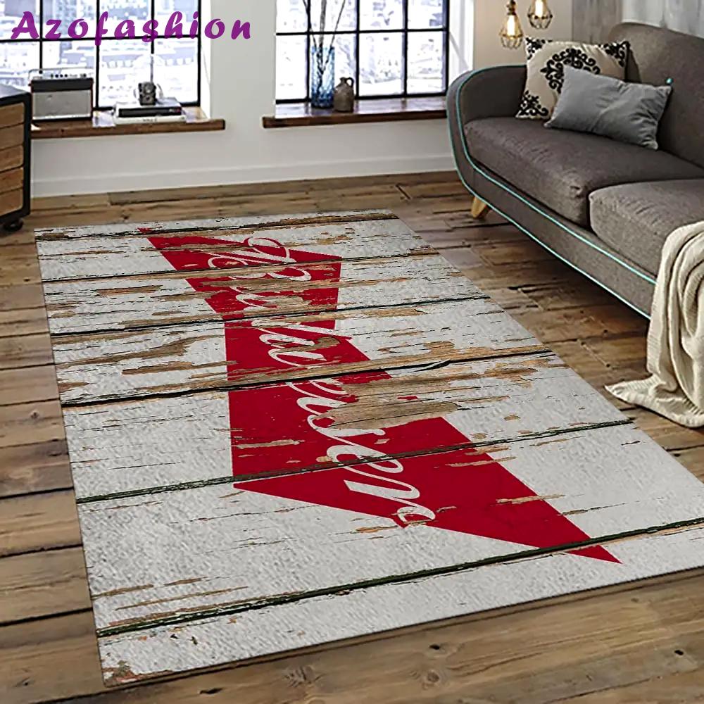 Budweiser american style beer retangle carpet area rug home decor gift best present for friends bw8 Rectangle Rug