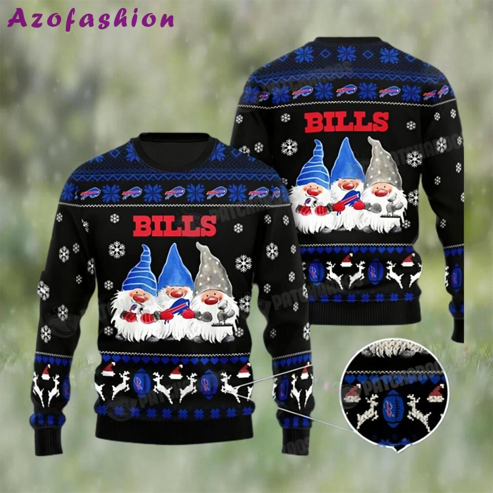 Buffalo bills gnomes ugly christmas sweater nfl football lovers gift Christmas Ugly Sweater