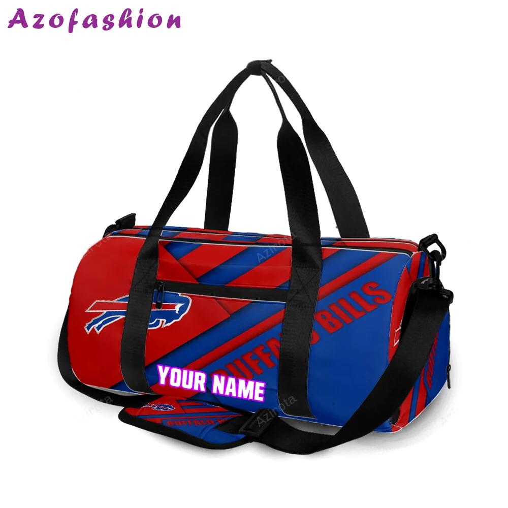 Buffalo bills logo v15 personalized name travel bag gym bag 743 Travel Bag