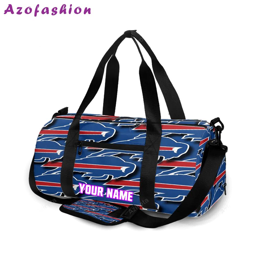 Buffalo bills logo v16 personalized name travel bag gym bag 1421 Travel Bag