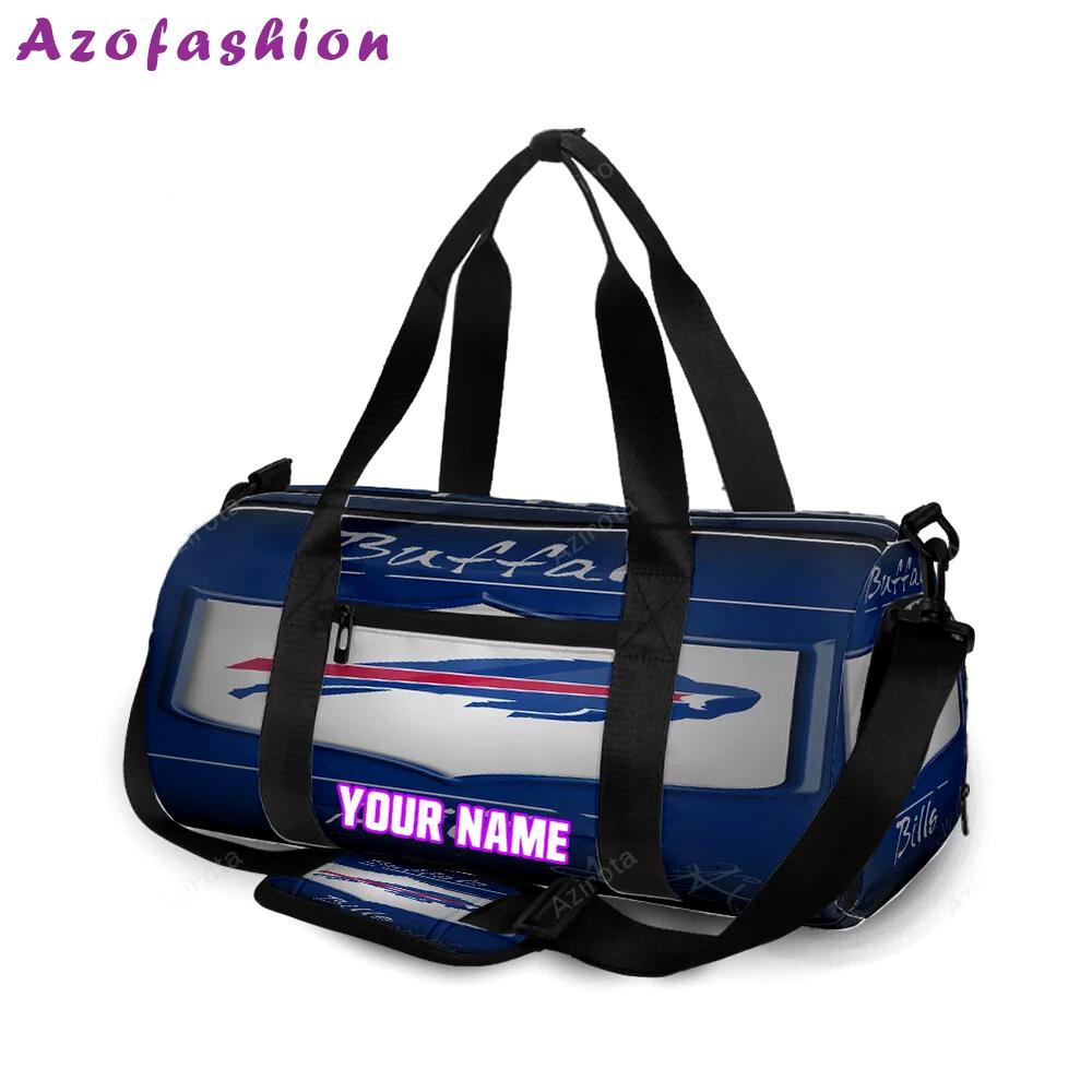 Buffalo bills logo v21 personalized name travel bag gym bag 25 Travel Bag