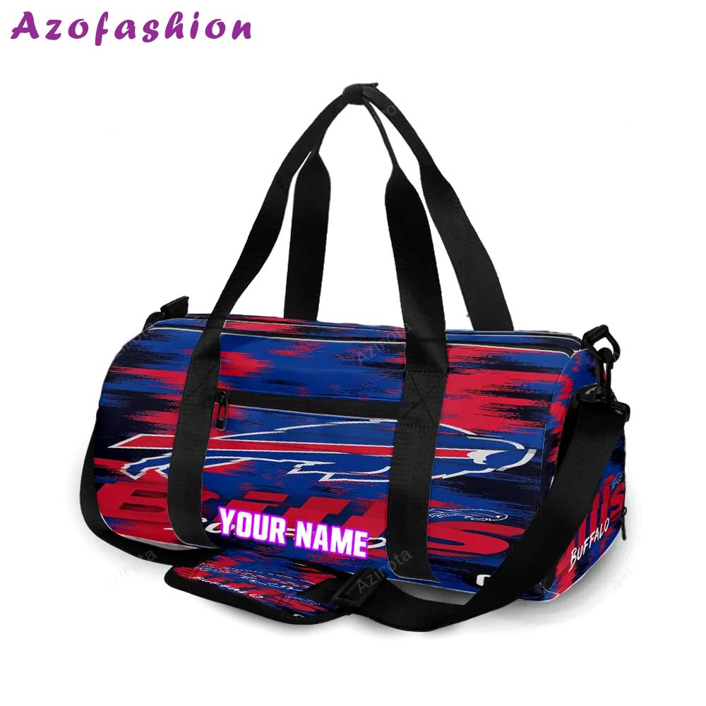 Buffalo bills logo v4 personalized name travel bag gym bag 927 Travel Bag
