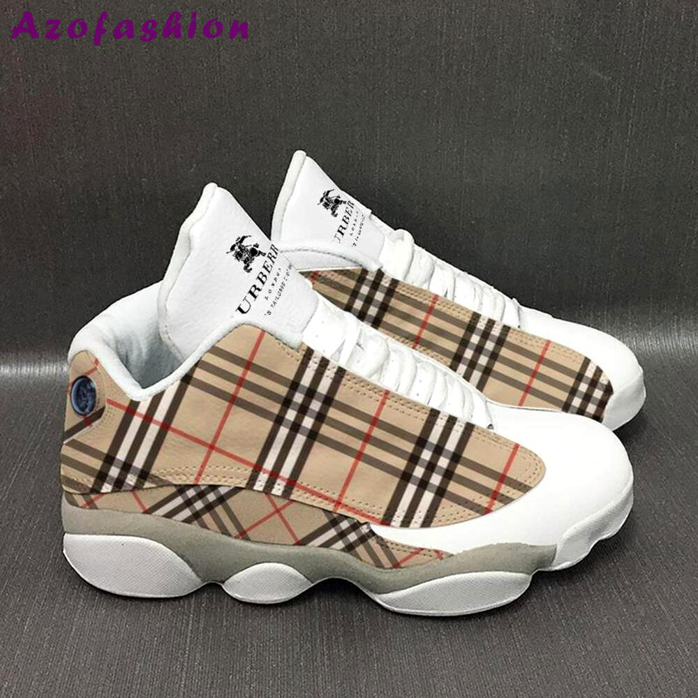 Burberry whites Air Jordan 13 Sneakers Gifts For Men Women Full Size For Fans Shoes