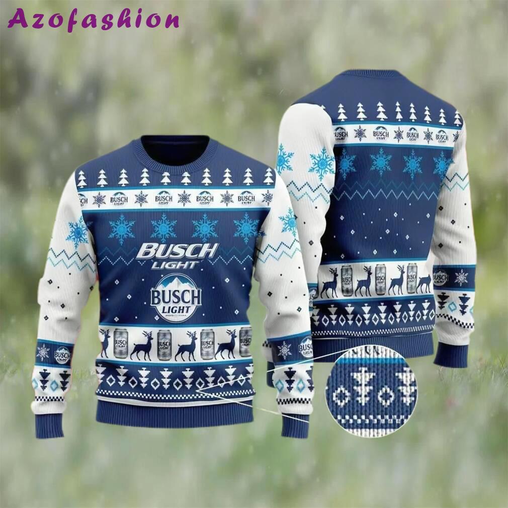Busch light beer ugly christmas sweater, faux wool sweater, international beer day, gifts for beer lovers, best christmas gifts for 2022 ? prinvity Christmas Ugly Sweater