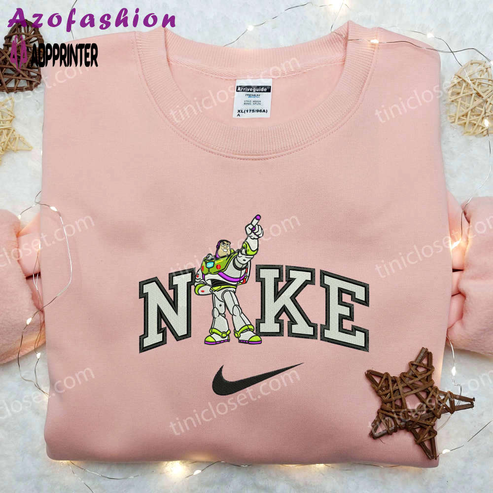 Buzz lightyear x nike embroidered shirt – cartoon inspired nike tee Embroidered Shirt