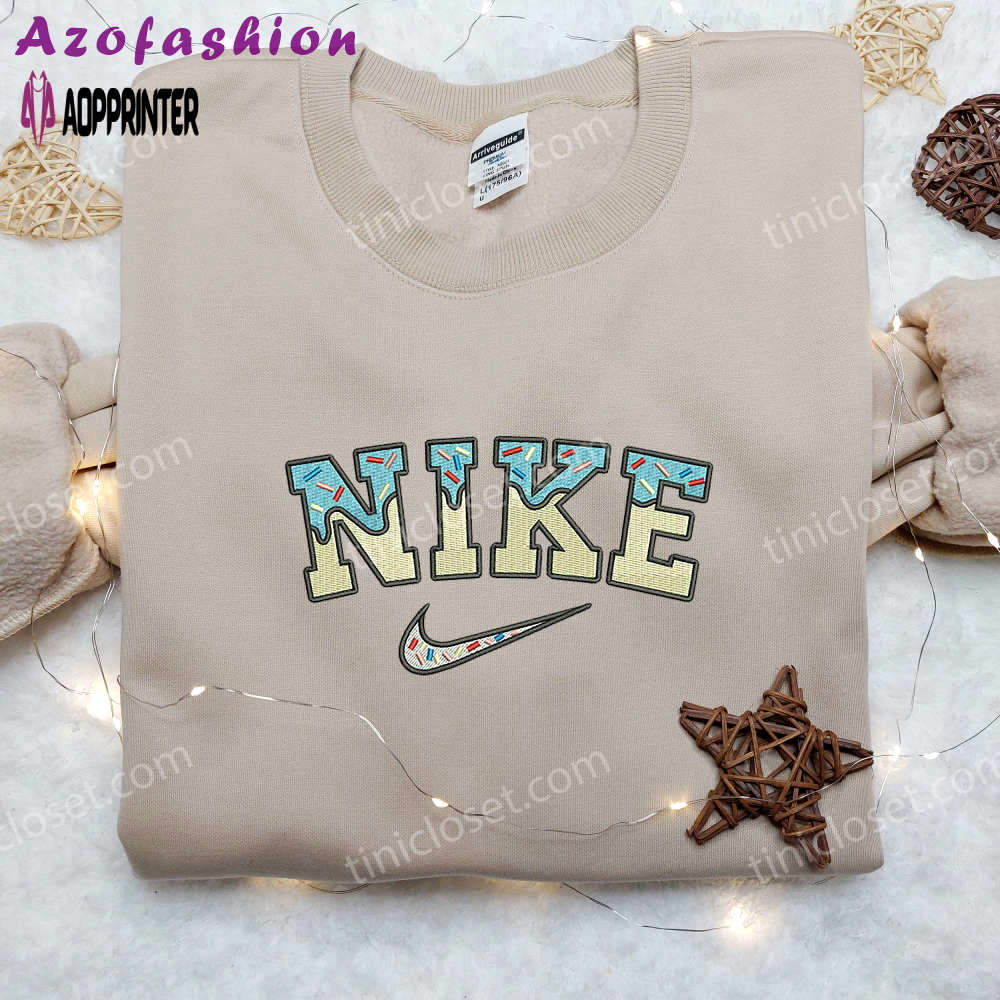 Cake x nike embroidered shirt: stylish & inspired nike apparel Embroidered Shirt